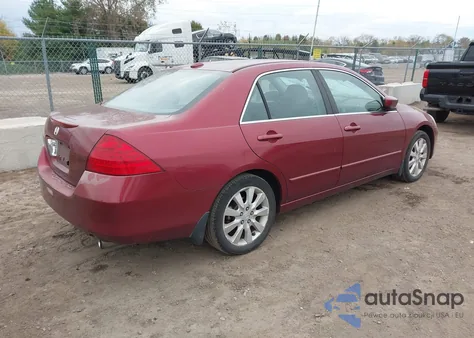 2006 Honda Accord 3.0 Ex из США, поврежденный, VIN 1HGCM66566A003917